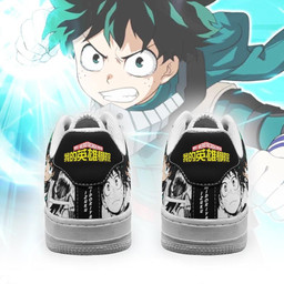 Izuku Midoriya Air Sneakers Custom Deku My Hero Academia Anime Shoes - 3 - GearAnime