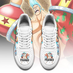 Franky Air Sneakers Custom Anime One Piece Shoes - 2 - GearAnime