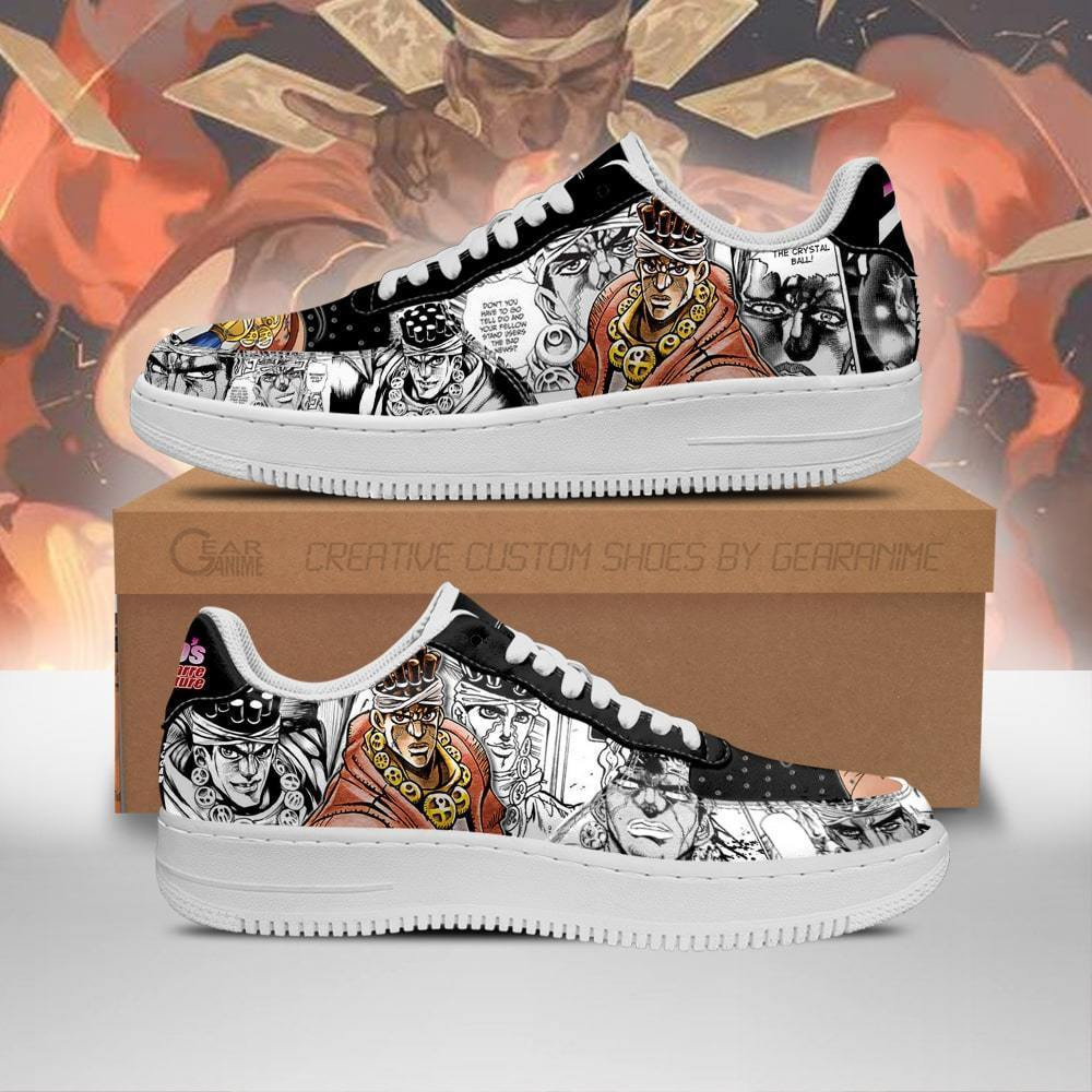 Muhammad Avdol Sneakers Manga Style JoJo's Anime Shoes Fan Gift PT06 - 1 - GearAnime