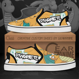 Dragonite Slip On Sneakers Pokemon Custom Anime Shoes - 2 - GearAnime
