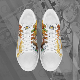 Nami Skate Shoes One Piece Custom Anime Shoes - 4 - GearAnime