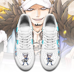 Trafalgar D. Water Law Air Sneakers Custom Anime One Piece Shoes - 2 - GearAnime