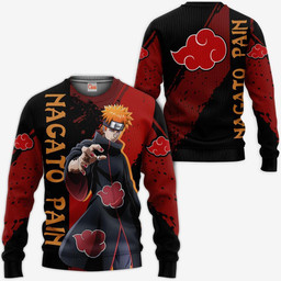 Nagato Pain Hoodie Akatsuki Shirt Custom Anime Zip Jacket - 2 - GearAnime