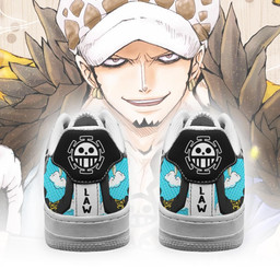 Trafalgar D. Water Law Air Sneakers Custom Anime One Piece Shoes - 3 - GearAnime