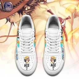 Portgas Ace Air Sneakers Custom Anime One Piece Shoes - 2 - GearAnime