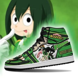 Tsuyu Asui Sneakers Custom Anime My Hero Academia Froppy Shoes - 3 - GearAnime