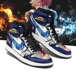 Shoto Todoroki Sneakers Custom Ice and Fire My Hero Academia Anime Shoes - 2 - GearAnime