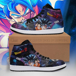 Goku Sneakers Galaxy Custom Dragon Ball Anime Shoes - 2 - GearAnime