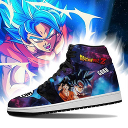 Goku Sneakers Galaxy Custom Dragon Ball Anime Shoes - 3 - GearAnime
