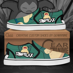 Snorlax Slip On Sneakers Pokemon Custom Anime Shoes - 2 - GearAnime