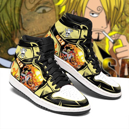 Sanji Diable Jambe Sneakers Custom Anime One Piece Shoes - 2 - GearAnime