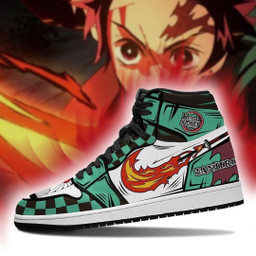 Tanjiro Sun Breathing Sneakers Custom Anime Demon Slayer Shoes - 3 - GearAnime