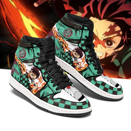 Tanjiro Sneakers Sun Breathing Custom Anime Demon Slayer Custom Shoes - 2 - GearAnime