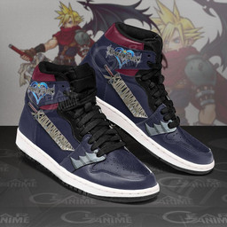 Kingdom Hearts Cloud Sword Sneakers Custom Anime Shoes - 2 - GearAnime