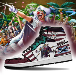 Captain Buggy Sneakers Custom Anime One Piece Shoes - 3 - GearAnime