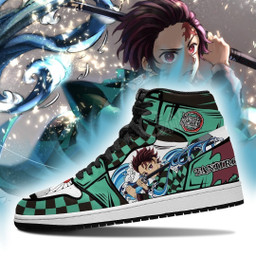 Kamado Tanjiro Sneakers Water Breathing Custom Anime Demon Slayer Shoes - 3 - GearAnime