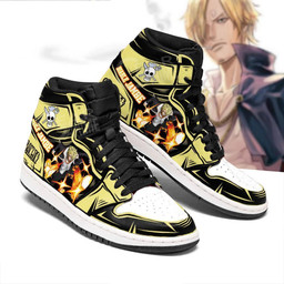 Vinsmoke Sanji Sneakers Diable Jambe Custom Anime One Piece Shoes - 2 - GearAnime