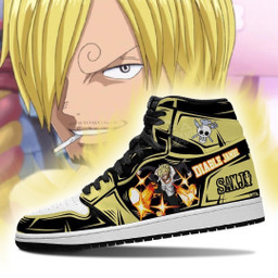 Vinsmoke Sanji Sneakers Diable Jambe Custom Anime One Piece Shoes - 3 - GearAnime