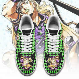 Gyro Zeppeli Sneakers Custom JoJo's Anime Shoes Fan Gift Idea PT06 - 2 - GearAnime