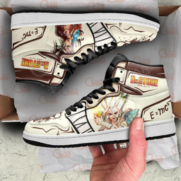Senku Ishigami Sneakers Custom Anime Dr. Stone Shoes - 4 - GearAnime