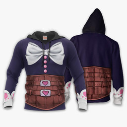 Manami Aiba La Brava Uniform Hoodie MHA Shirt Anime Zip Jacket - 3 - GearAnime