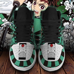 Tanjiro Water & Sun Sneaker Custom Breathing Demon Slayer Anime Shoes - 4 - GearAnime