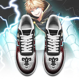 Luck Voltia Sneakers Black Bull Knight Black Clover Anime Shoes - 2 - GearAnime