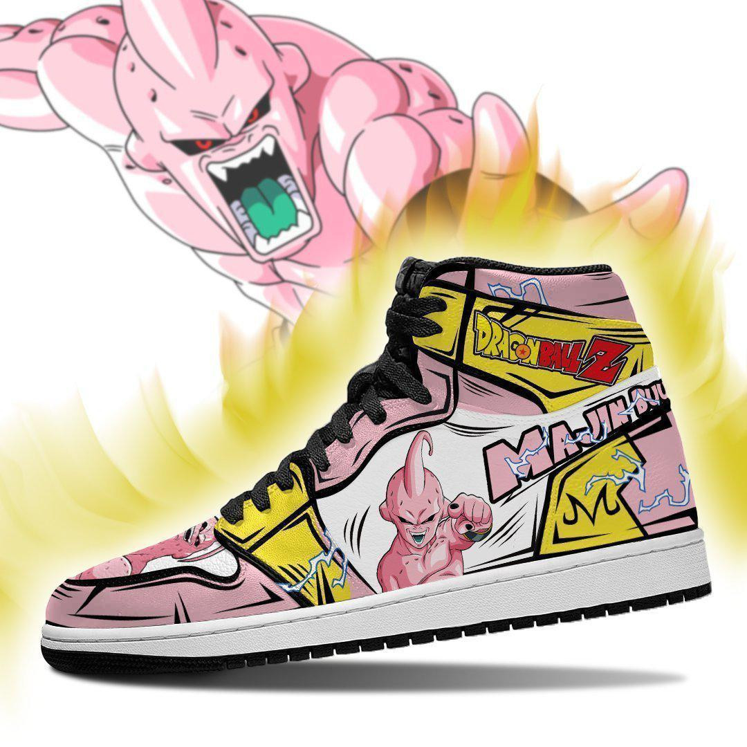 Skinny Majin Buu Sneakers Custom Anime Dragon Ball Shoes - 3 - GearAnime