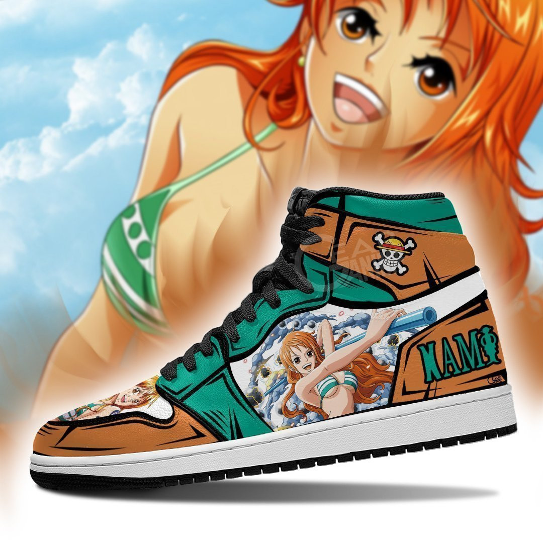 Nami Insole Nami Sneakers Clima Tact Custom Anime One Piece Shoes - Gearanime