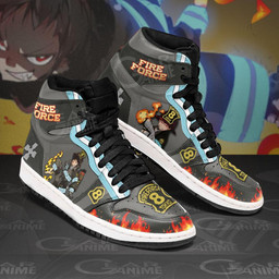 Fire Force Shinra Kusakabe Sneakers Custom Anime Shoes - 2 - GearAnime