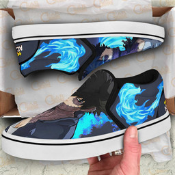 Dabi Slip On Sneakers My Hero Academia Custom Anime Shoes - 3 - GearAnime