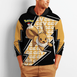 Eevee Zip Hoodie Costume Pokemon Shirt Fan Gift Idea VA06 - 2 - GearAnime