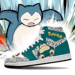 Snorlax Sneakers Custom Anime Pokemon Shoes - 3 - GearAnime