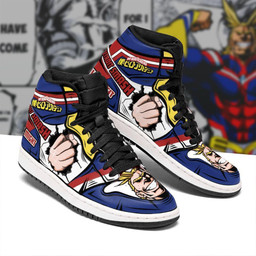 BNHA All Might Sneakers Custom Anime My Hero Academia Shoes Fan Gift Idea - 2 - GearAnime