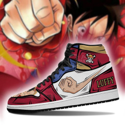Monkey D Luffy Sneakers Gomu Gomu Custom Anime One Piece Shoes - 3 - GearAnime