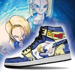 Android 18 Sneakers Custom Anime Dragon Ball Shoes - 3 - GearAnime