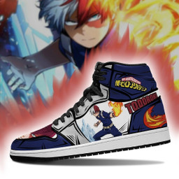 BNHA Shoto Todoroki Sneakers Custom Anime My Hero Academia Shoes - 3 - GearAnime