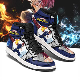 BNHA Shoto Todoroki Sneakers Custom Anime My Hero Academia Shoes - 2 - GearAnime
