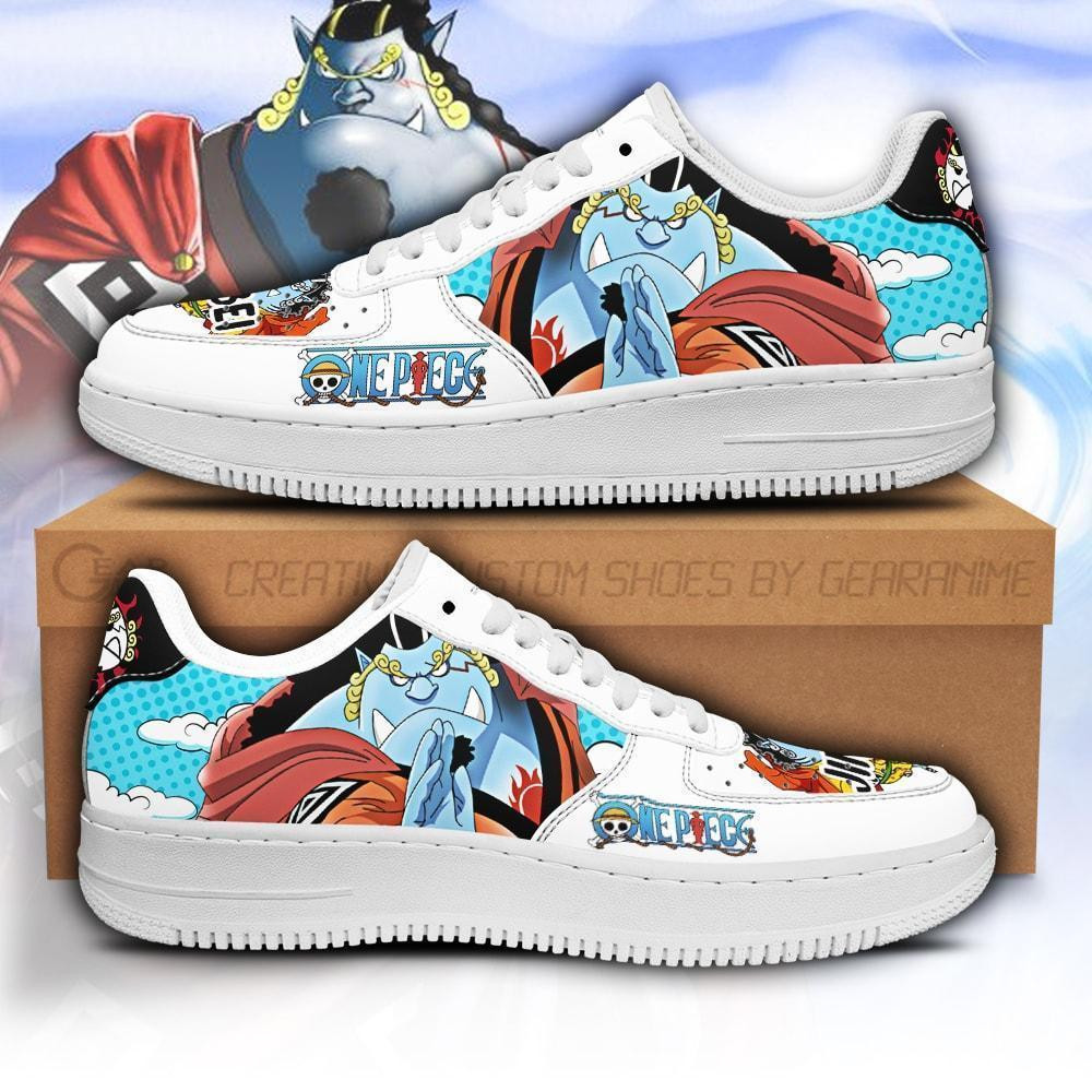 Jinbei Air Sneakers Custom Anime One Piece Shoes - 1 - GearAnime
