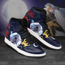 Sesshomaru Sneakers Dark Theme Custom Anime Shoes - 2 - GearAnime