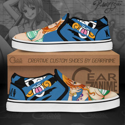 Nami Slip On Sneakers One Piece Custom Anime Shoes - 2 - GearAnime