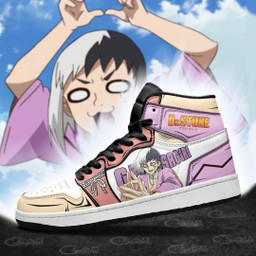 Gen Asagiri Sneakers Custom Anime Dr. Stone Shoes - 3 - GearAnime