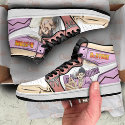 Gen Asagiri Sneakers Custom Anime Dr. Stone Shoes - 4 - GearAnime