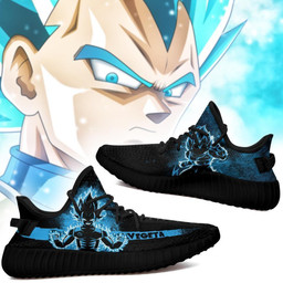 Vegeta Blue YZ Shoes Silhouette Dragon Ball Anime Shoes Fan MN04 - 2 - GearAnime