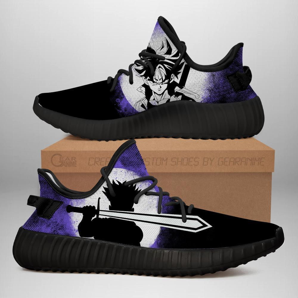 Future Trunks Silhouette YZ Shoes Skill Custom Dragon Ball Anime Sneakers MN04 - 1 - GearAnime