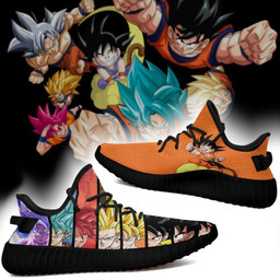 Goku Evolution YZ Shoes Dragon Ball Anime Sneakers Fan MN03 - 4 - GearAnime