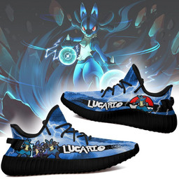 Lucario YZ Shoes Pokemon Anime Sneakers Fan Gift Idea TT04 - 2 - GearAnime
