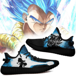 Gogeta Silhouette YZ Shoes Skill Custom Dragon Ball Anime Sneakers MN04 - 2 - GearAnime
