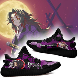 Kokushibou YZ Shoes Demon Slayer Anime Sneakers Fan Gift TT04 - 2 - GearAnime