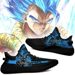 Gogeta Blue YZ Shoes Silhouette Dragon Ball Anime Shoes Fan MN04 - 2 - GearAnime